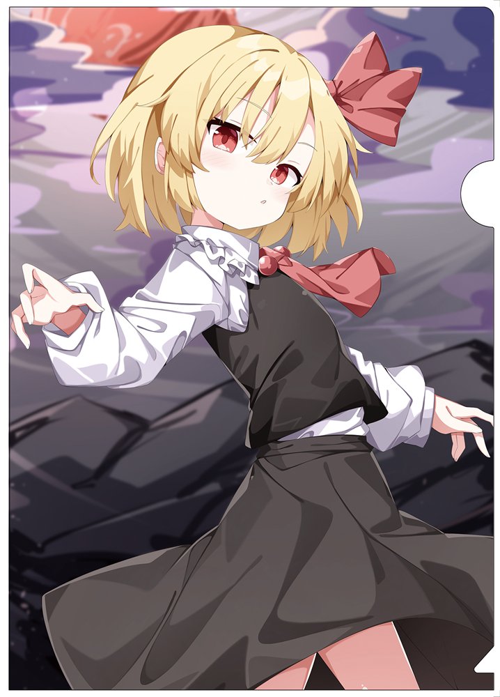 【新品】東方クリアファイル　ルーミア５-２ / AbsoluteZero 発売日:2025年11月頃