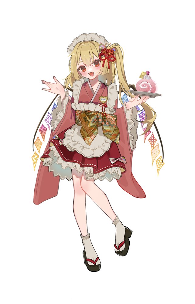 【新品】和風メイドのフランドールアクリルスタンド / ひよこ缶 発売日:2025年10月12日