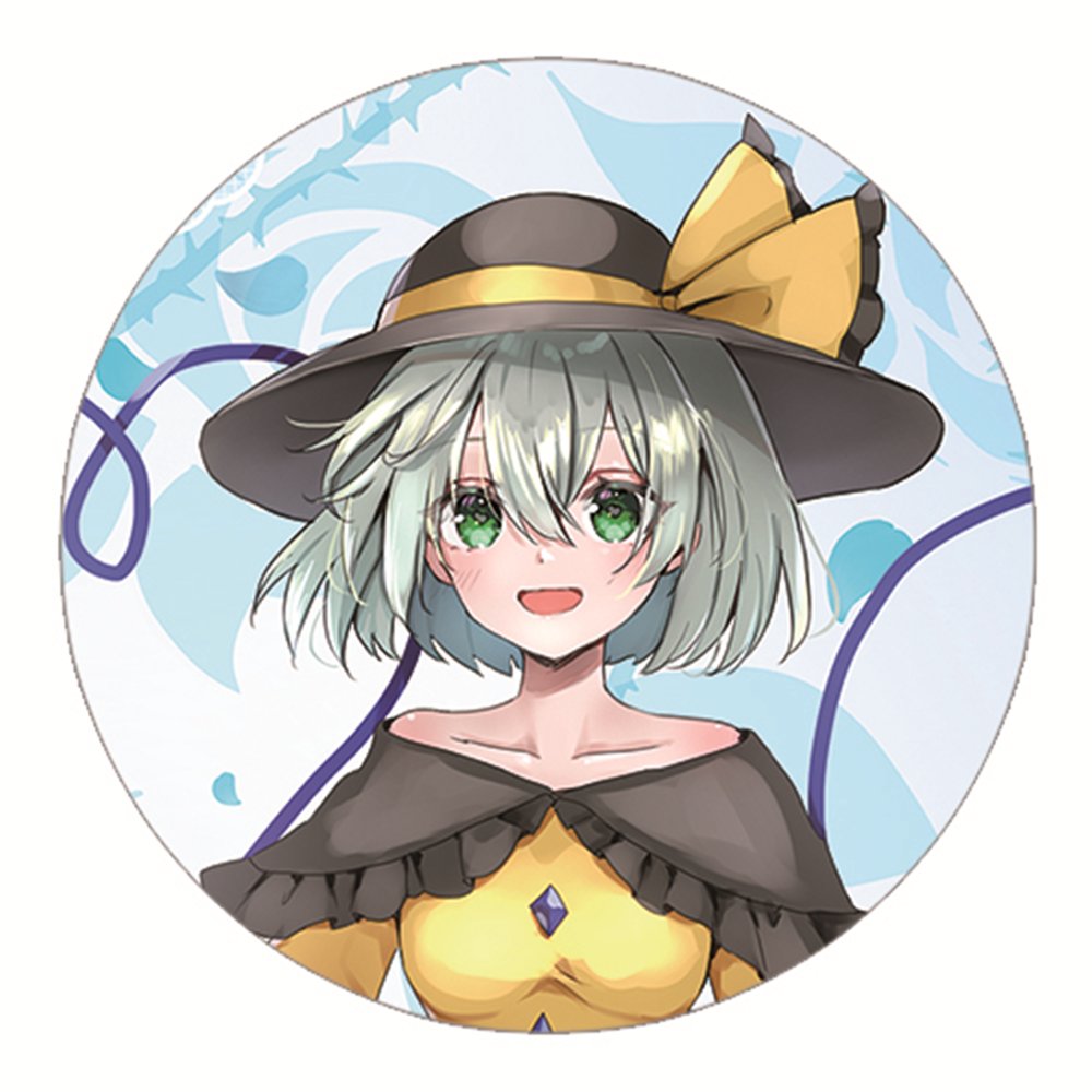 新品】東方project「古明地こいし12-4」ビッグ缶バッジ / ぱいそんきっ
