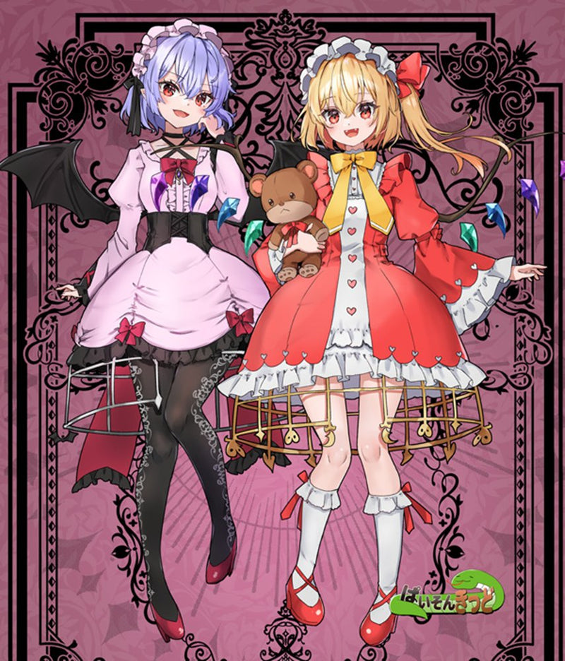 [New] 东方project「蕾米莉亚·斯卡雷特，芙兰朵露·斯卡雷特」12-5眼镜盒（附擦拭布） / ぱいそんきっど 发售日:2025年08月31日