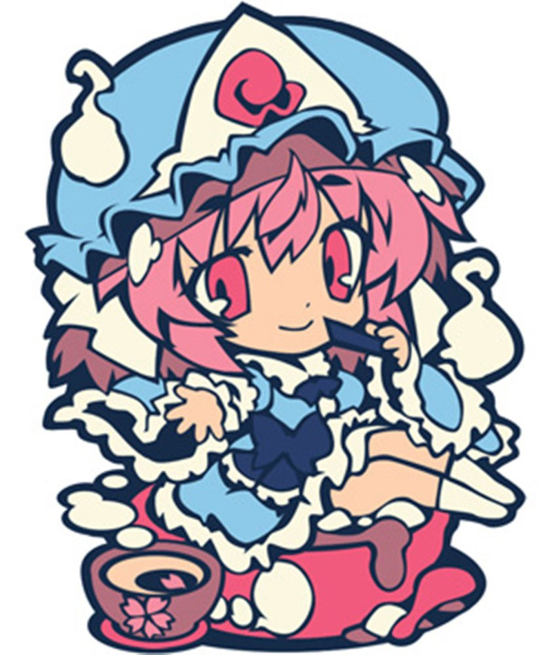 【新品】東方ラバーキーホルダー幽々子Ver8 / こすぷれ喫茶娘々 発売日:2025年12月頃