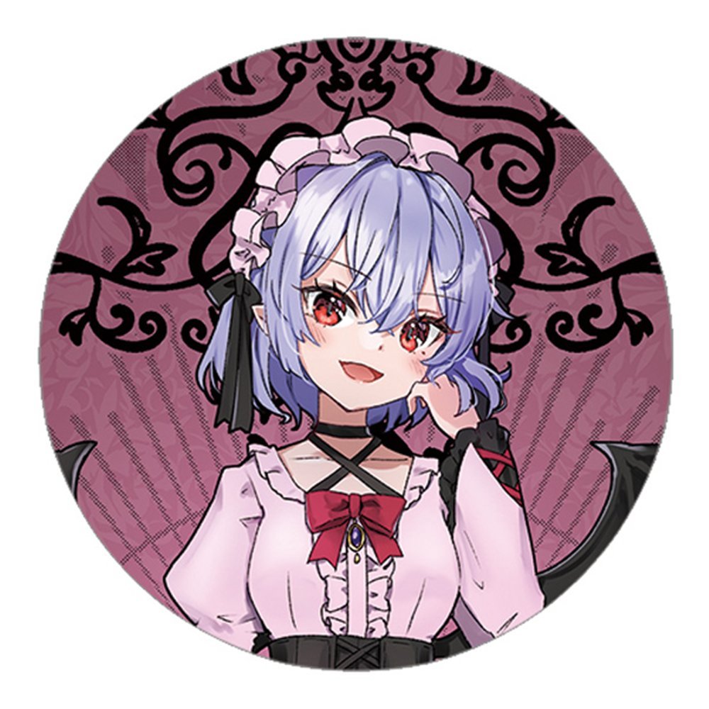 新品】東方project「レミリアスカーレット12-5」ビッグ缶バッジ / ぱい