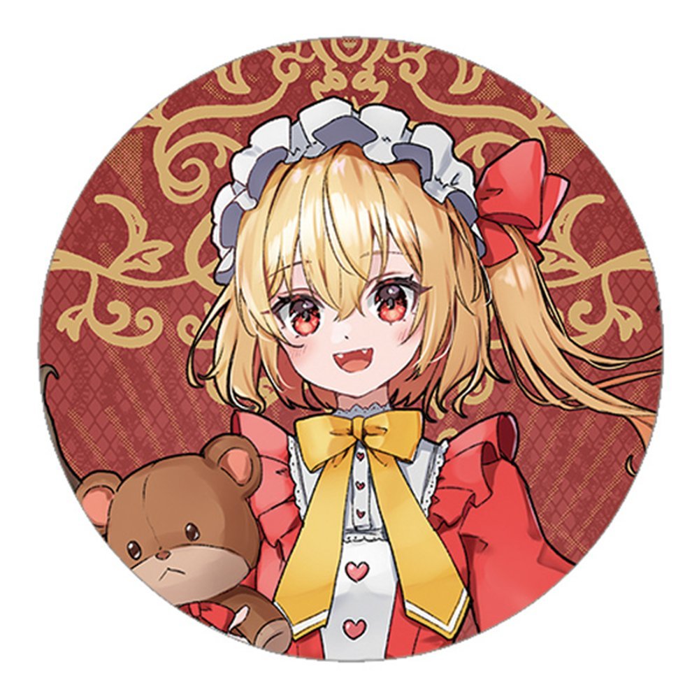 新品】東方project「フランドールスカーレット12-5」ビッグ缶バッジ