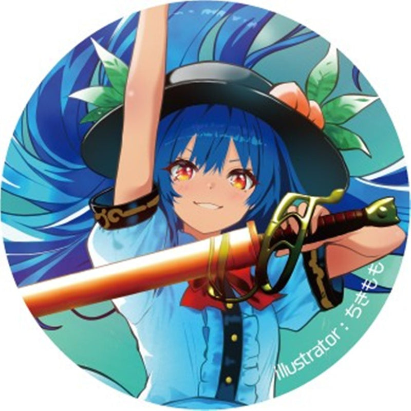 【新品】東方Project 57㎜缶バッジ 比那名居天子c-1 / ハチワレキッド 発売日:2026年03月頃