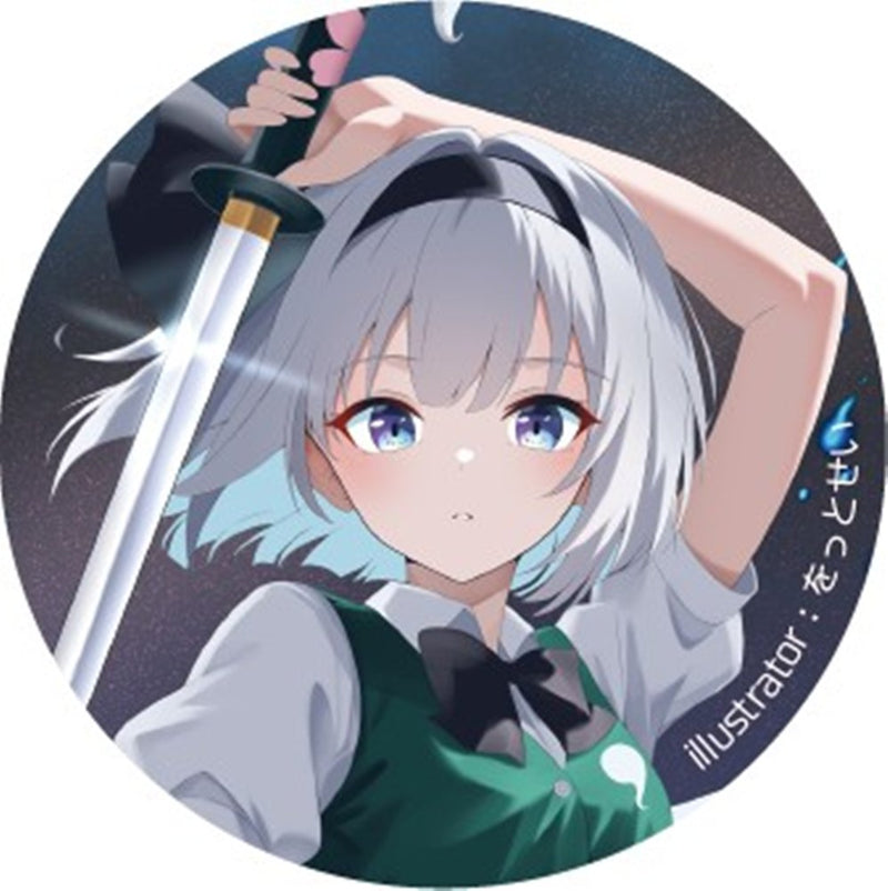 【新品】東方Project 57㎜缶バッジ 魂魄妖夢w-1 / ハチワレキッド 発売日:2026年03月頃