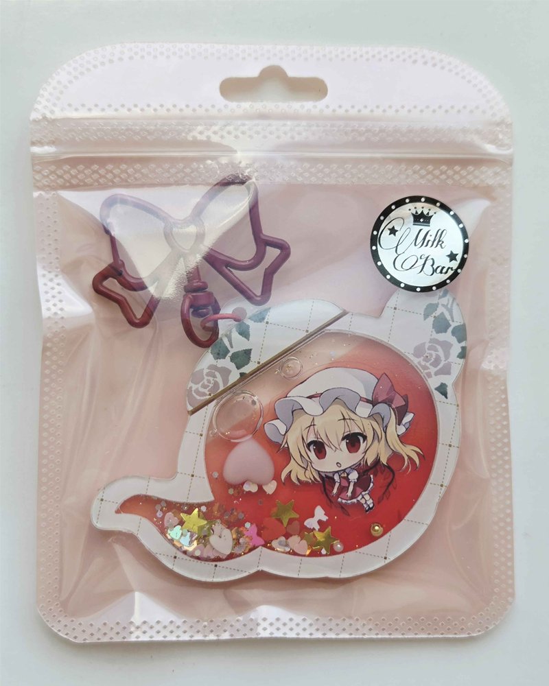 【新品】東方Project グリッター入りオイルアクリルキーホルダー フランドール・スカーレット / MILK BAR 発売日:2026年05月05日