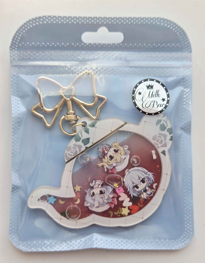 【新品】東方Project グリッター入りオイルアクリルキーホルダー レミリア・フランドール・咲夜 / MILK BAR 発売日:2026年05月05日