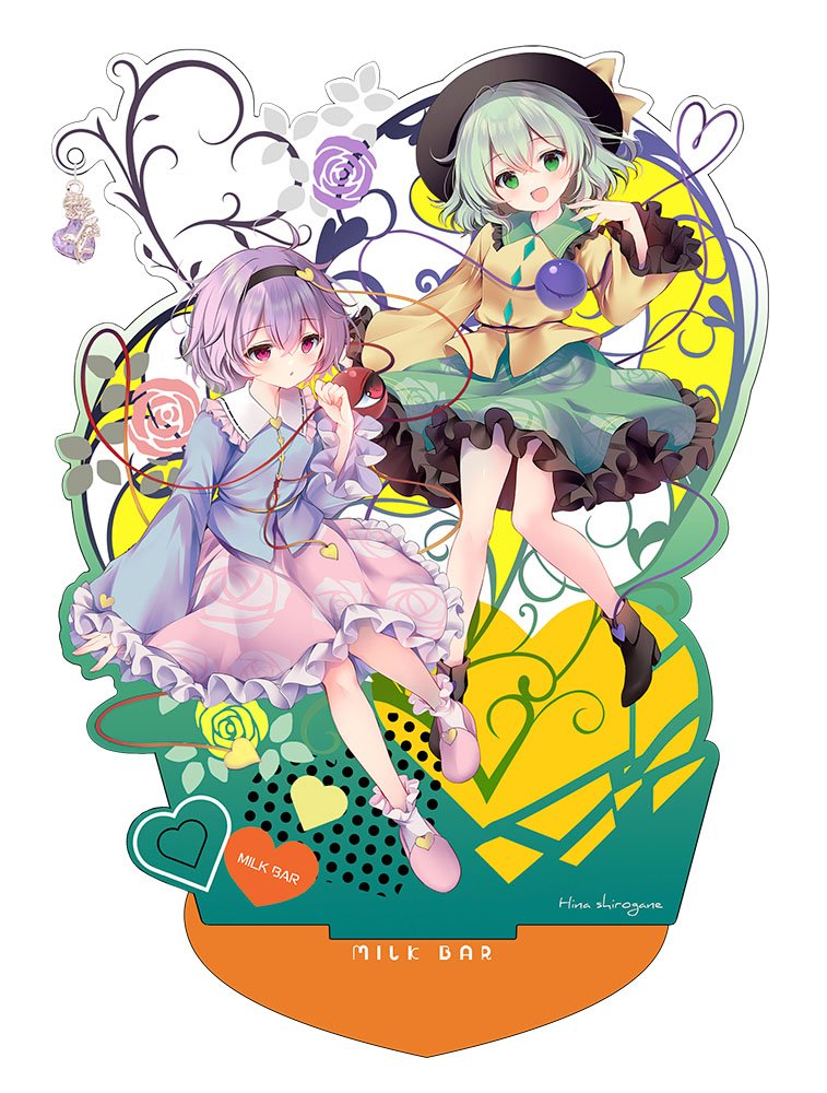 [New] Touhou Project Wobbly Charm Acrylic Stand "Satori Komeiji & Koishi Komeiji" / MILK BAR Release Date: 2026/05/05