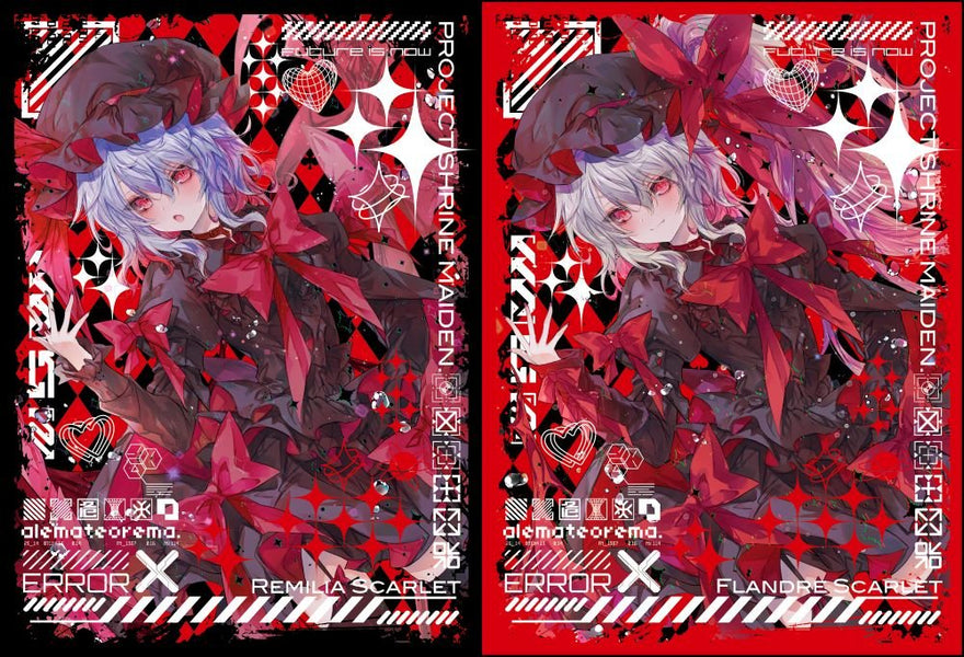新品】東方Project カードスリーブ2種セット「レミリア」＆「フラン
