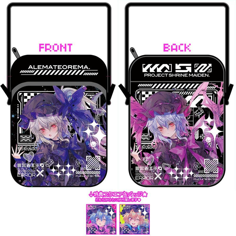 [New] Touhou Project Crossbody Bag "Remilia Scarlet" & "Flandre Scarlet" Vol. 2 (with bonus can badge) / Alemateorema Release Date: 2026/05/05