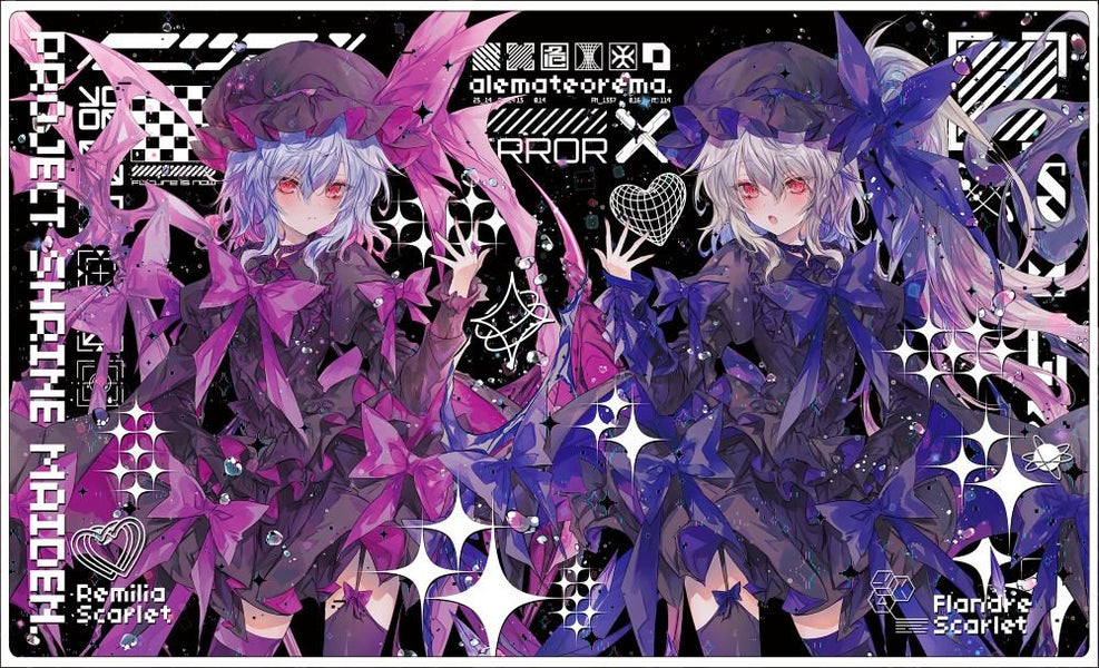 新品】東方Project プレイマット「レミリア」&「フランドール」第23弾