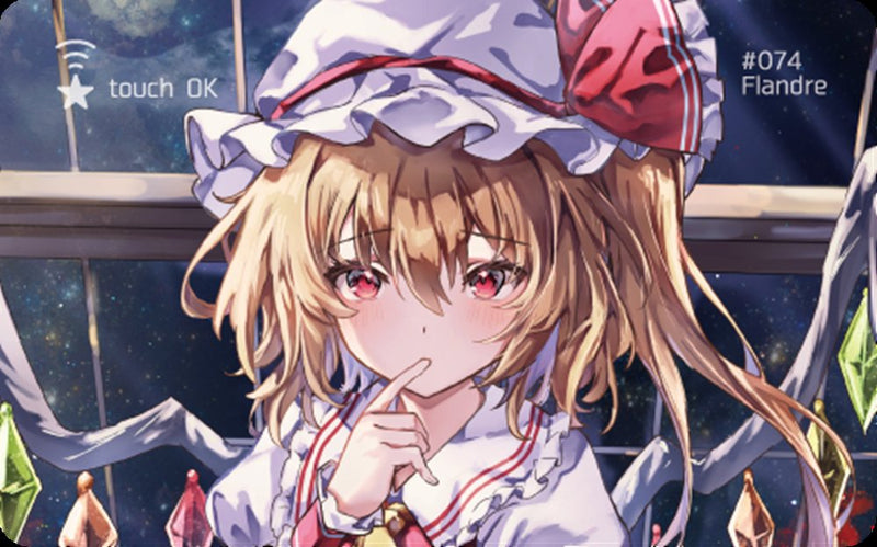 [New]东方Project IC卡贴纸 芙兰朵露·斯卡蕾特 / ハチワレキッド 发售日:2026年06月前后
