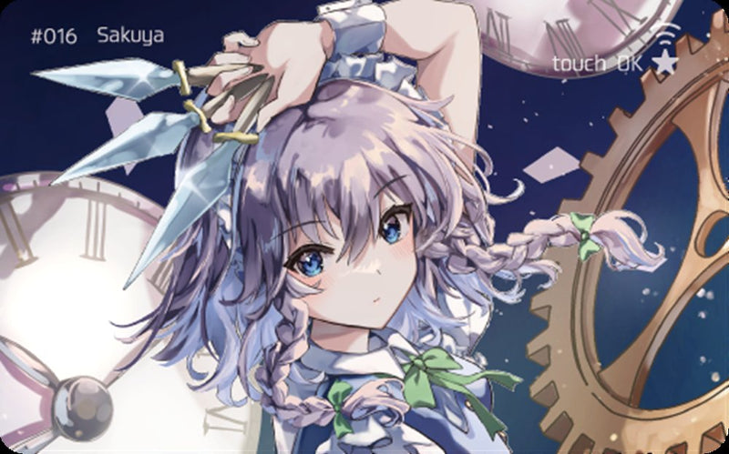 [New]东方Project IC卡贴纸 十六夜咲夜 / ハチワレキッド 发售日:2026年06月前后