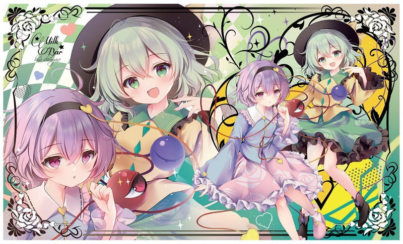 【新品】東方Project プレイマット(500mm x 300mm) さとり＆こいし / MILK BAR 発売日:2026年05月04日