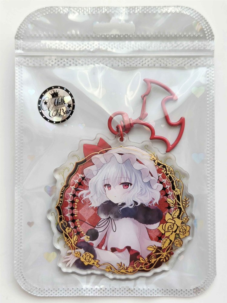 【新品】東方Project ホロ＆グリッターラメ アクリルキーホルダー レミリア / MILK BAR 発売日:2026年05月04日