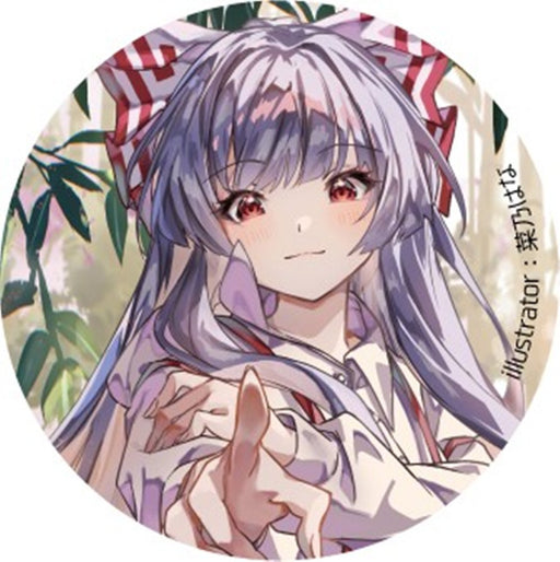 【新品】東方Project 缶バッジ 藤原妹紅n-2 / ハチワレキッド 発売日:2026年08月頃