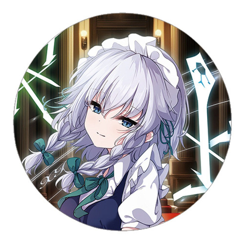 【新品】東方project「十六夜咲夜13-4」ビッグ缶バッジ / ぱいそんきっど 発売日:2026年10月頃
