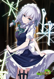 【新品】東方project「十六夜咲夜，レミリアスカーレット，フランドールスカーレット，東風谷早苗，洩矢諏訪子」13-4ポストカード５枚セット / ぱいそんきっど 発売日:2026年10月頃