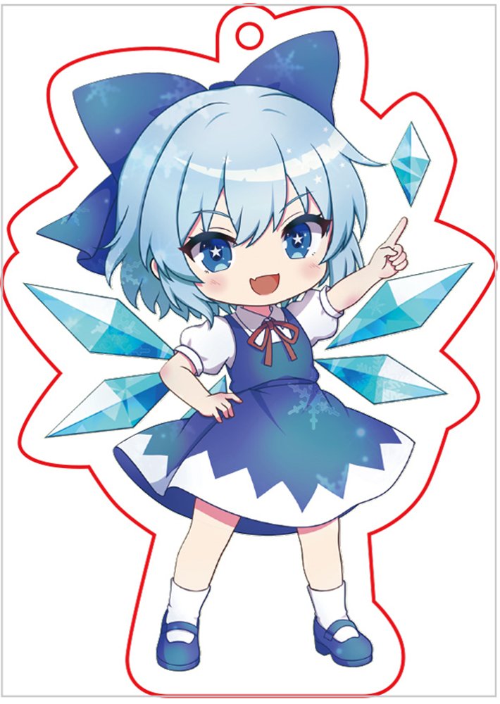 【新品】東方project「チルノ14-1」アクリルキーホルダー / ぱいそんきっど 発売日:2026年10月頃