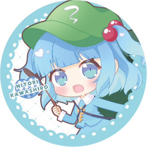 【新品】東方Project 缶バッジ 河城にとりs-1 / ハチワレキッド 発売日:2026年10月頃