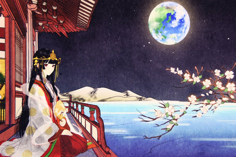【新品】輝夜錦色紙 浮世絵風 『月の姫様』 / 諏訪幻想紀行 発売日:2026年10月04日