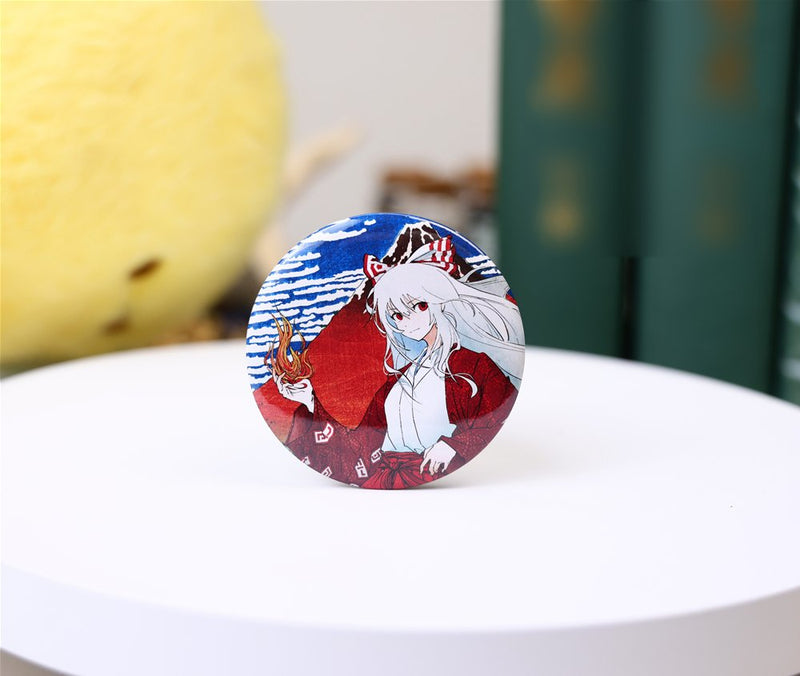 【新品】妹紅×凱風快晴　浮世絵缶バッジ / 諏訪幻想紀行 発売日:2026年10月04日