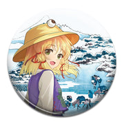 【新品】諏訪子×信州諏訪湖水氷渡　浮世絵缶バッジ / 諏訪幻想紀行 発売日:2026年10月04日