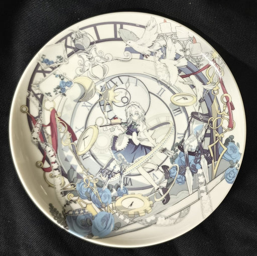 【新品】白磁皿　咲夜（粉彩）6寸 / 「盗月」窃月瓷坊 発売日:2026年05月04日
