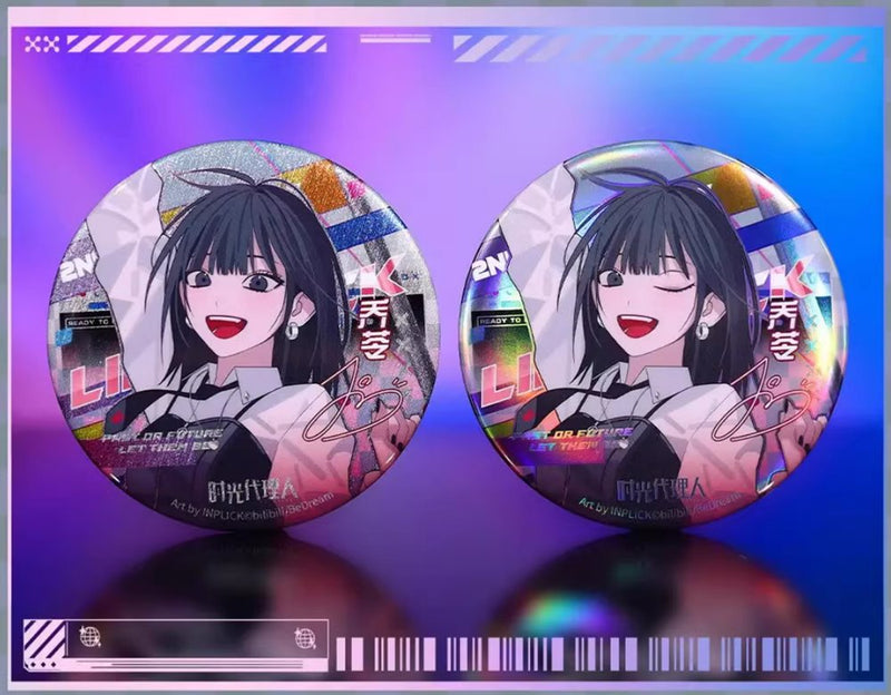 【輸入品】時光代理人 ?燦時刻シリーズ バッジセット リン（喬苓） / BEMOE