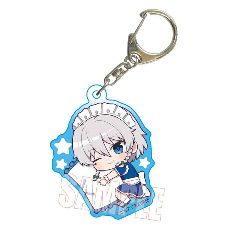 【新品】紧凑亚克力钥匙扣 东方Project/十六夜 咲夜(晚安版)（再版） / 贝尔豪斯 发售日:2025年02月左右