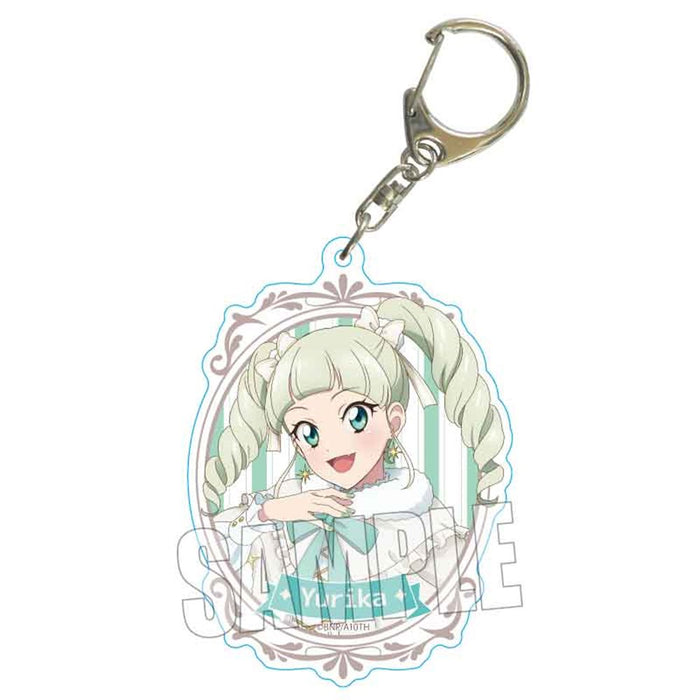 【新品】アイカツ! 10th STORY ~未来へのSTARWAY~ ちょいデカアクリルキーホルダー 藤堂 ユリカ ホワイトポンチョver. / ベルハウス 発売日:2025年03月頃