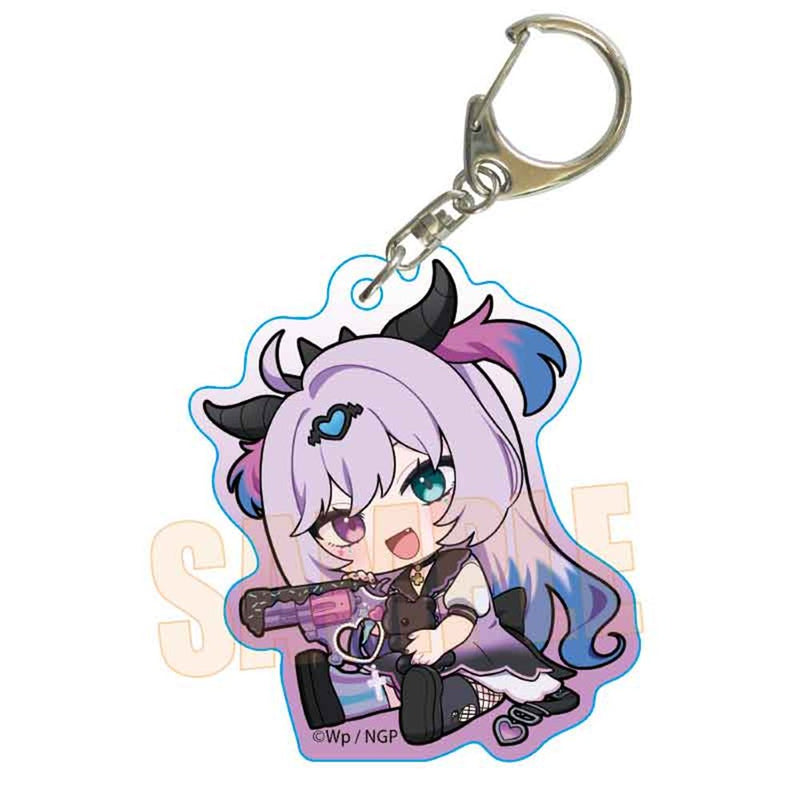 【新品】アニメ「NEEDY GIRL OVERDOSE」 ぎゅぎゅっとアクリルキーホルダー パープル・ロリポップ / ベルハウス 発売日:2026年09月頃