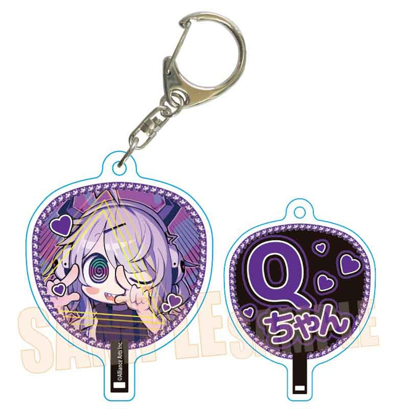 【新品】ゆんゆん電波シンドローム うちわキーホルダー QちゃんB / ベルハウス 発売日:2026年09月頃