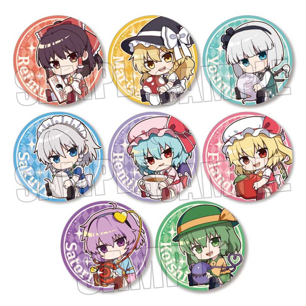 新品】トレーディング缶バッジ 東方Project/ぎゅぎゅっと 1BOX（再販