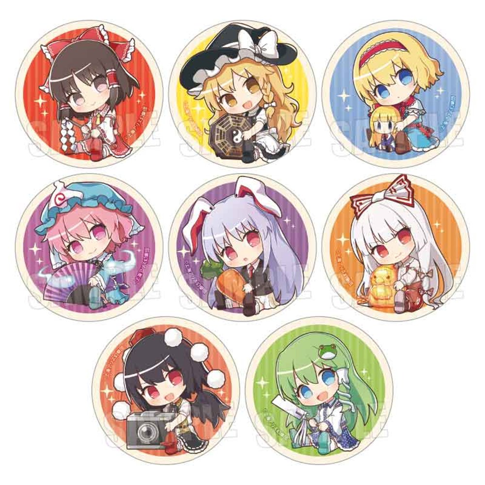 新品】東方Project トレーディング缶バッジ ぎゅぎゅっと Part2 1BOX