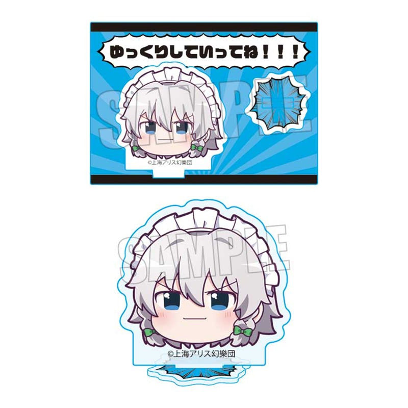 【新品】東方Project ミニスタンド 東方Project/十六夜 咲夜(ゆっくり)（再販） / ベルハウス 発売日:2025年11月頃