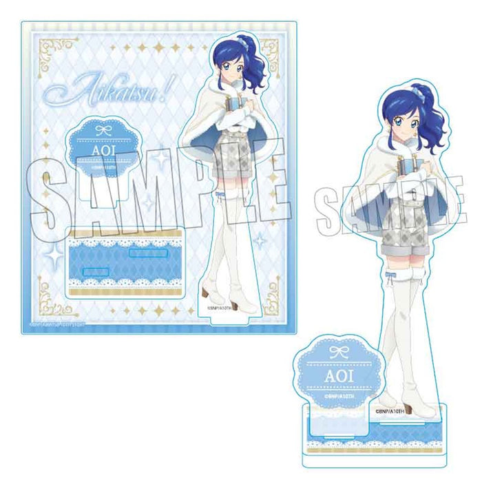 【新品】アイカツ! 10th STORY ~未来へのSTARWAY~ アクリルスタンド 霧矢 あおい ホワイトポンチョver. / ベルハウス 発売日:2025年03月頃