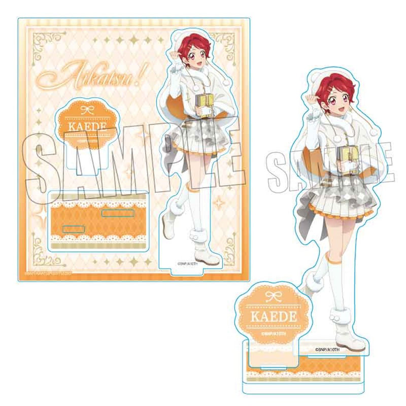 【新品】アイカツ! 10th STORY ~未来へのSTARWAY~ アクリルスタンド 一ノ瀬 かえで ホワイトポンチョver. / ベルハウス 発売日:2025年03月頃
