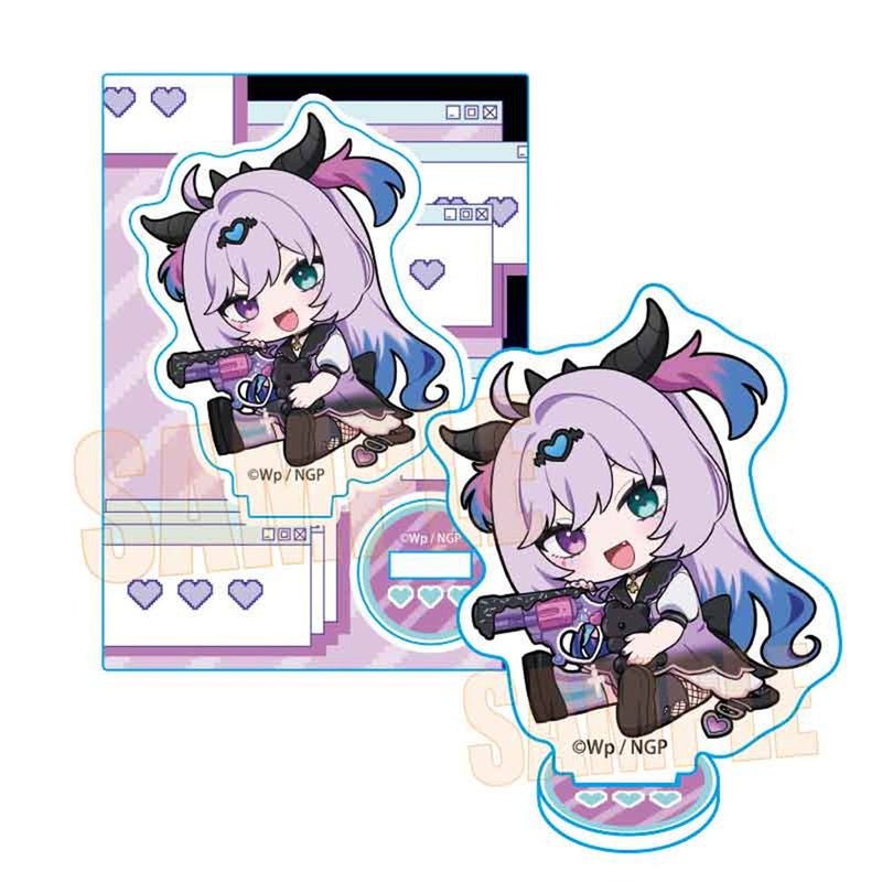 【新品】アニメ「NEEDY GIRL OVERDOSE」 ぎゅぎゅっとミニスタンド パープル・ロリポップ / ベルハウス 発売日:2026年09月頃
