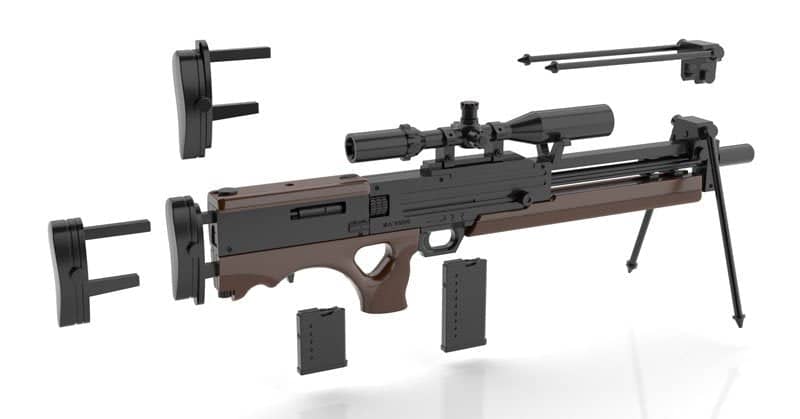 【新品】LittleArmory ＜LADF15＞ ドールズフロントライン WA2000タイプ（再販） / トミーテック 発売日:2024年08月頃