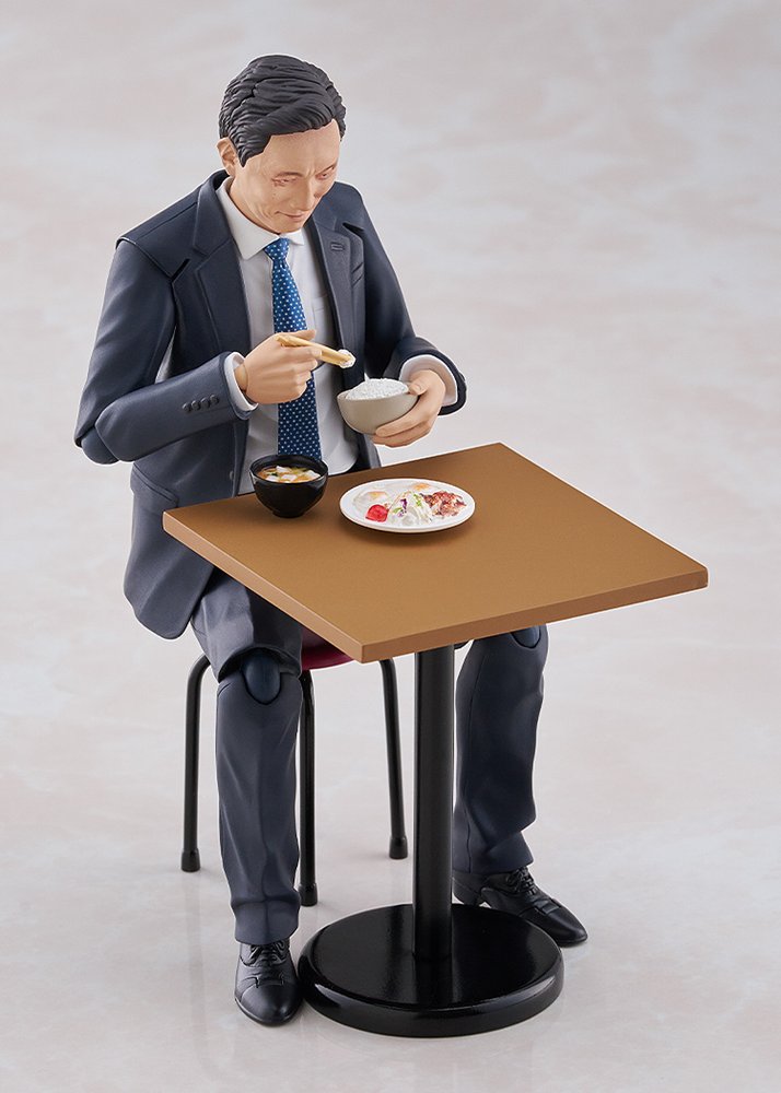 [New] figma Kodoku no Gourmet Inogashira Goro Yutaka Matsushige ver. Renewal Edition Nostalgic Set Meal Shop Set / Max Factory Release Date: Around September 2026