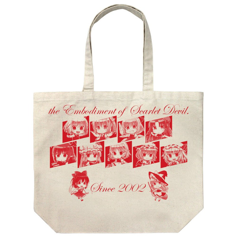 【新品】東方Project ラージトート 東方紅魔郷/NATURAL（再販） / 二次元コスパ 発売日:2026年02月頃