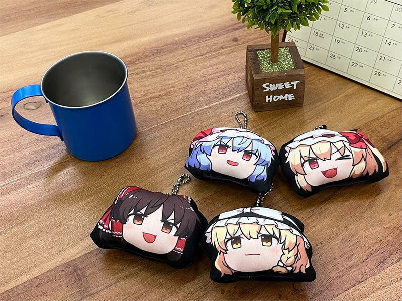 【新品】東方Project みにクッションキーホルダー ゆっくり幻想郷 東方Project 霧雨魔理沙（再販） / 二次元コスパ 発売日:2025年11月頃