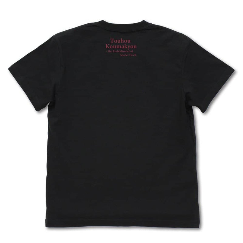 【新品】東方Project 紅魔館 Tシャツ「大・東方Project展」/BLACK-XL（再販） / 二次元コスパ 発売日:2025年01月頃