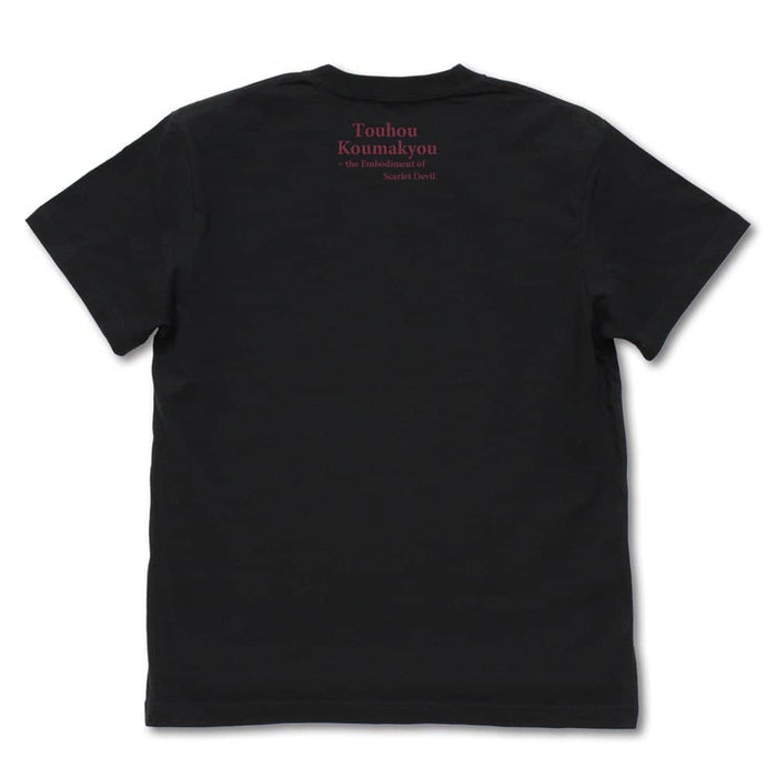 【新品】東方Project 紅魔館 Tシャツ「大・東方Project展」/BLACK-XL（再販） / 二次元コスパ 発売日:2024年10月頃