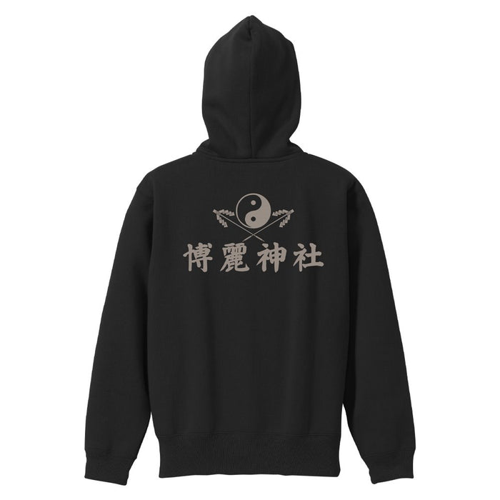 【新品】東方Project 博麗神社 ジップパーカー/BLACK-L（再販） / 二次元コスパ 発売日:2024年11月頃