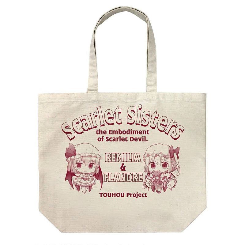 [New] Touhou Project Scarlet Sisters Large Tote Ayumi Kouto Ver./NATURAL (Reissue) / 2D Cospa Release Date: Around January 2025