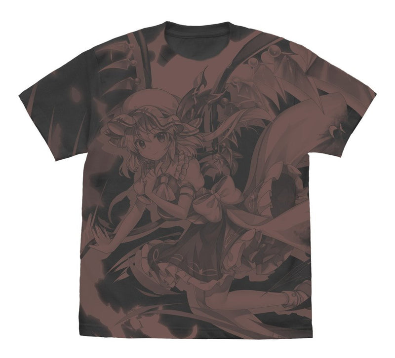 【新品】東方LostWord フランドール・スカーレット オールプリントTシャツ/SUMI-L（再販） / 二次元コスパ 発売日:2026年02月頃
