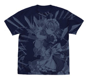 【新品】東方LostWord 十六夜咲夜 オールプリントTシャツ/NAVY-L（再販） / 二次元コスパ 発売日:2026年11月頃