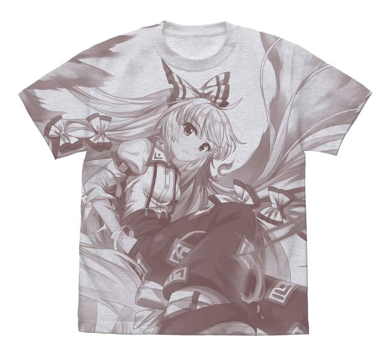 [New] Touhou LostWord Fujiwara Imoko All Print T-shirt/ASH-XL/2D Cospa Release Date: Around November 2024